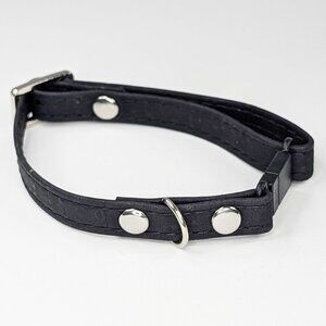 Cork Breakaway Cat Collar in Black